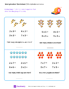 worksheet-Multiplication-sentences---Whistle