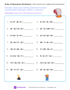 worksheet-Add,-subtract-and-multiply-(with-parentheses)---Checklist