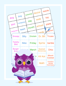 worksheet-Common-vs-Proper-Nouns