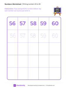 worksheet-Writing-numbers-56-to-60---ABC