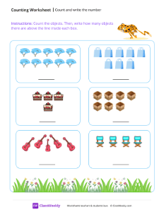 worksheet-Count-and-write-the-number---Cheetah