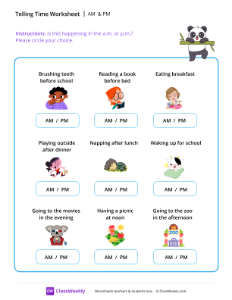 worksheet-Telling-Time:-A.M.-or-P.M.?---Panda