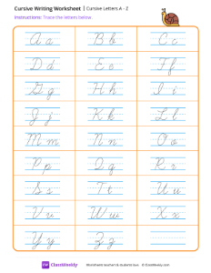 worksheet-Cursive-Letters-A-to-Z