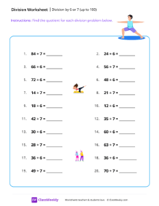 worksheet-Division-by-6-or-7-(up-to-100)---Stretch