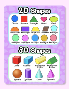 worksheet-2D-and-3D-Shapes-Printable-(8.5x11)