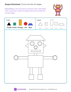 worksheet-Count-and-color-the-shapes---Robot