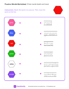 worksheet-Color-words-(match-and-trace)---Red-Octagon