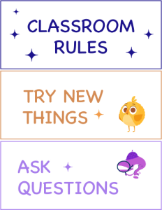 9 Classroom Rules (8.5x11) | Behavior Resource