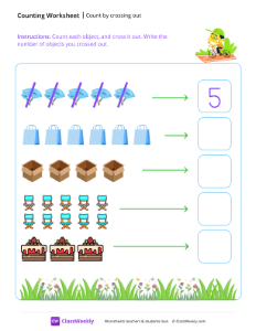 worksheet-Count-by-crossing-out---Bike