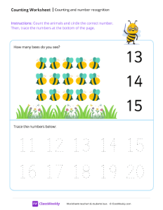 worksheet-Counting-and-number-recognition-(15)---Bee