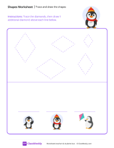 worksheet-Trace-and-draw-the-shapes---Diamonds