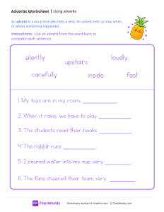 worksheet-Using-Adverbs---Pineapple