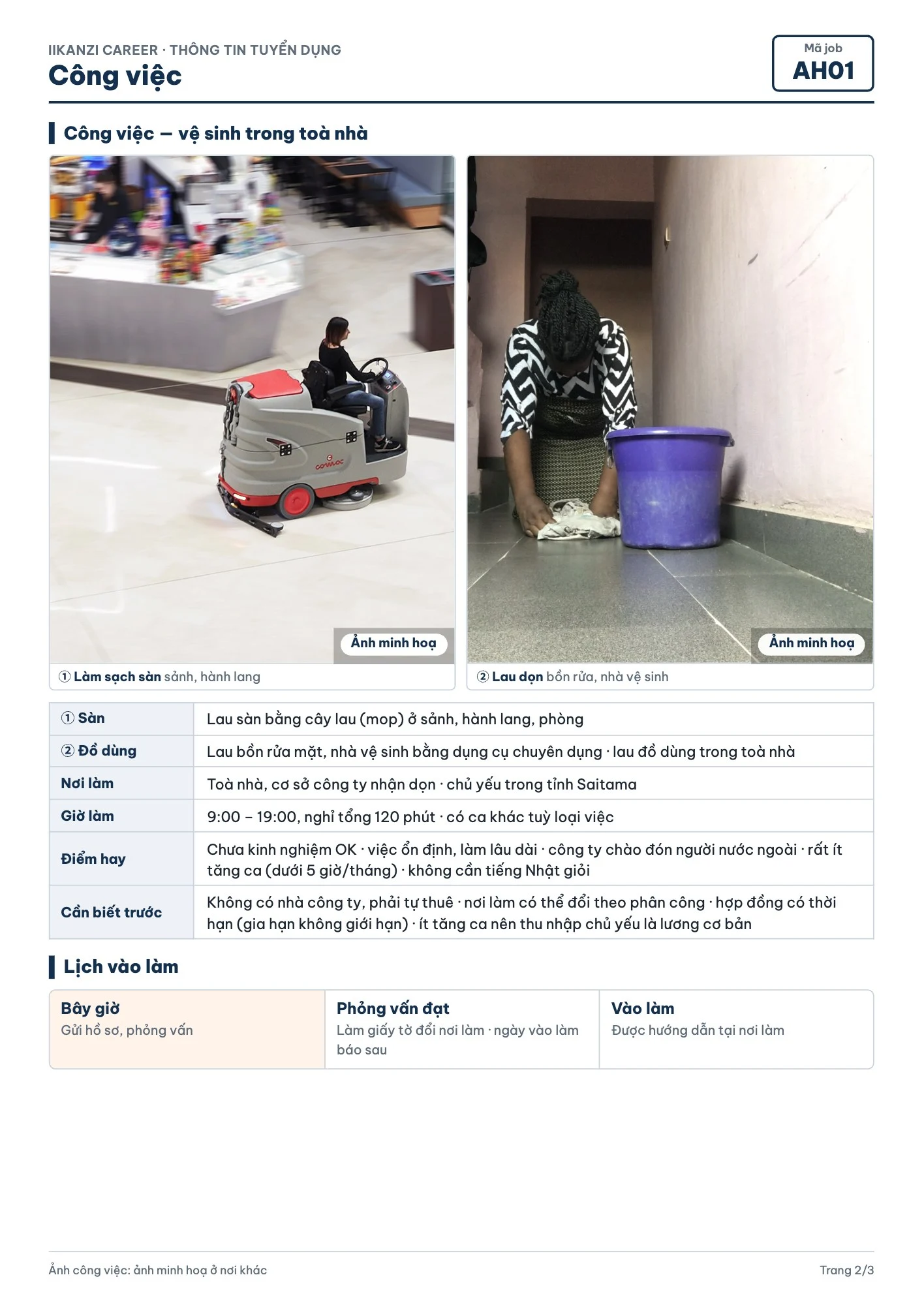[AH01] Vệ sinh toà nhà — 2/3