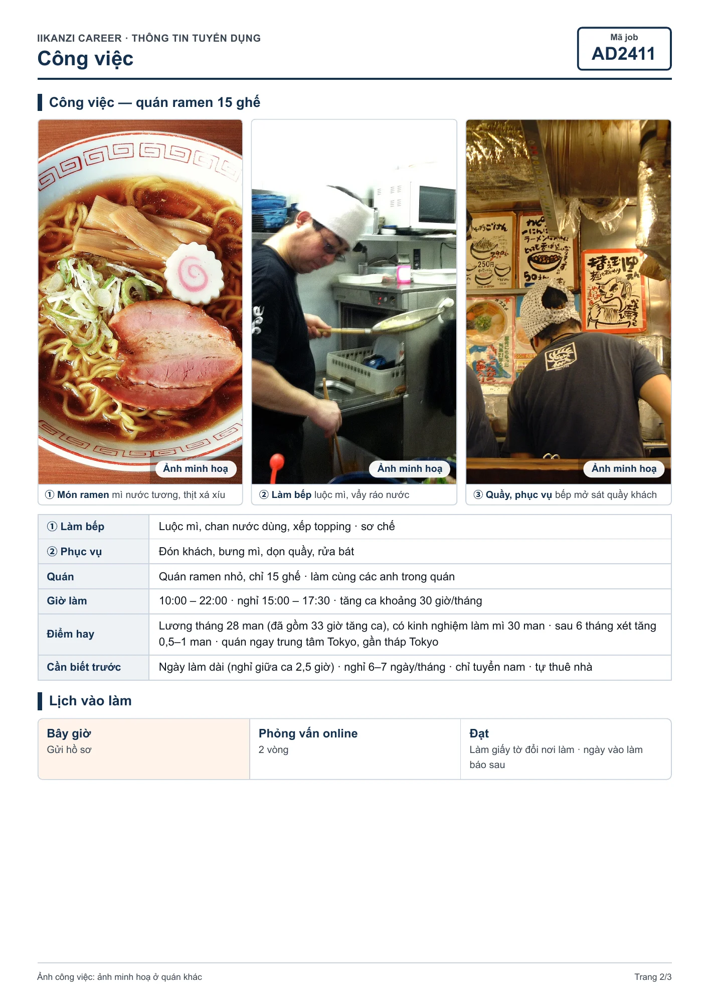 [AD2411] Nhân viên quán ramen — 2/3