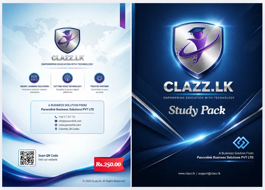 Clazz.lk Study Pack | Demo Teacher | Clazz.lk