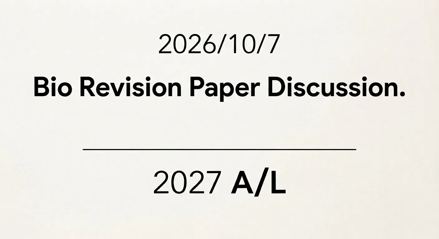 2027 A/L Paper Discussion  | Deshapriya Senevirathne | Clazz.lk