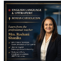 Roshani Shanika - English Reading & Writing Skills Teacher in Sri Lanka | Clazz.lk