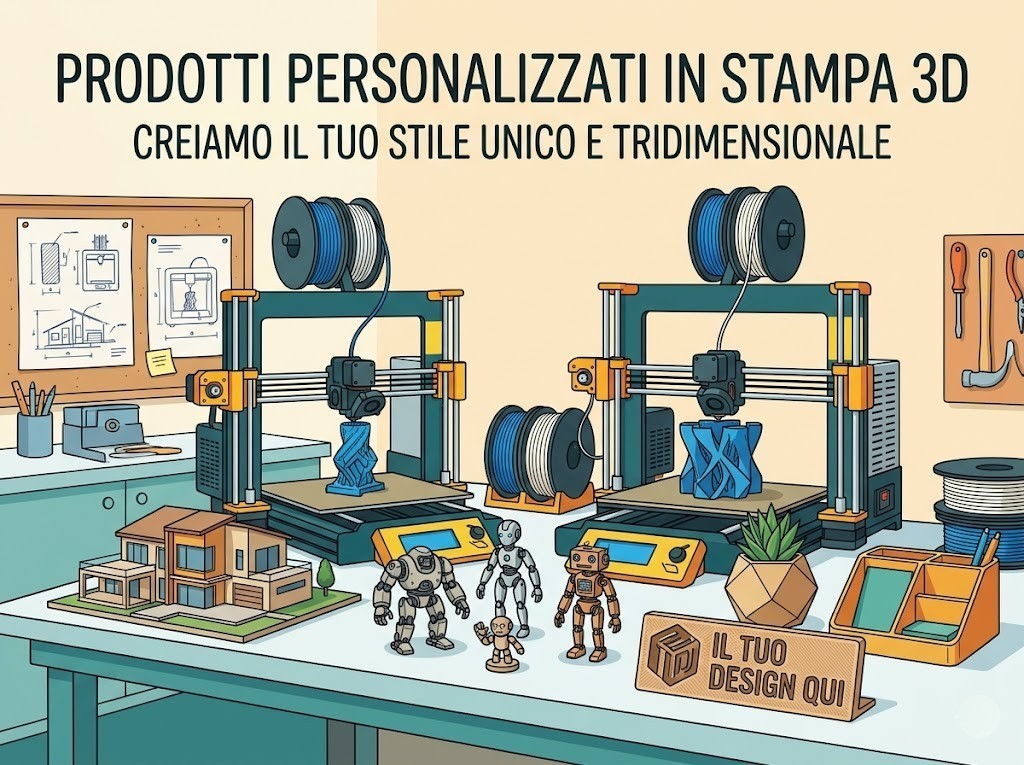 Dai Vita alle Tue Idee: Stampa 3D Personalizzata!