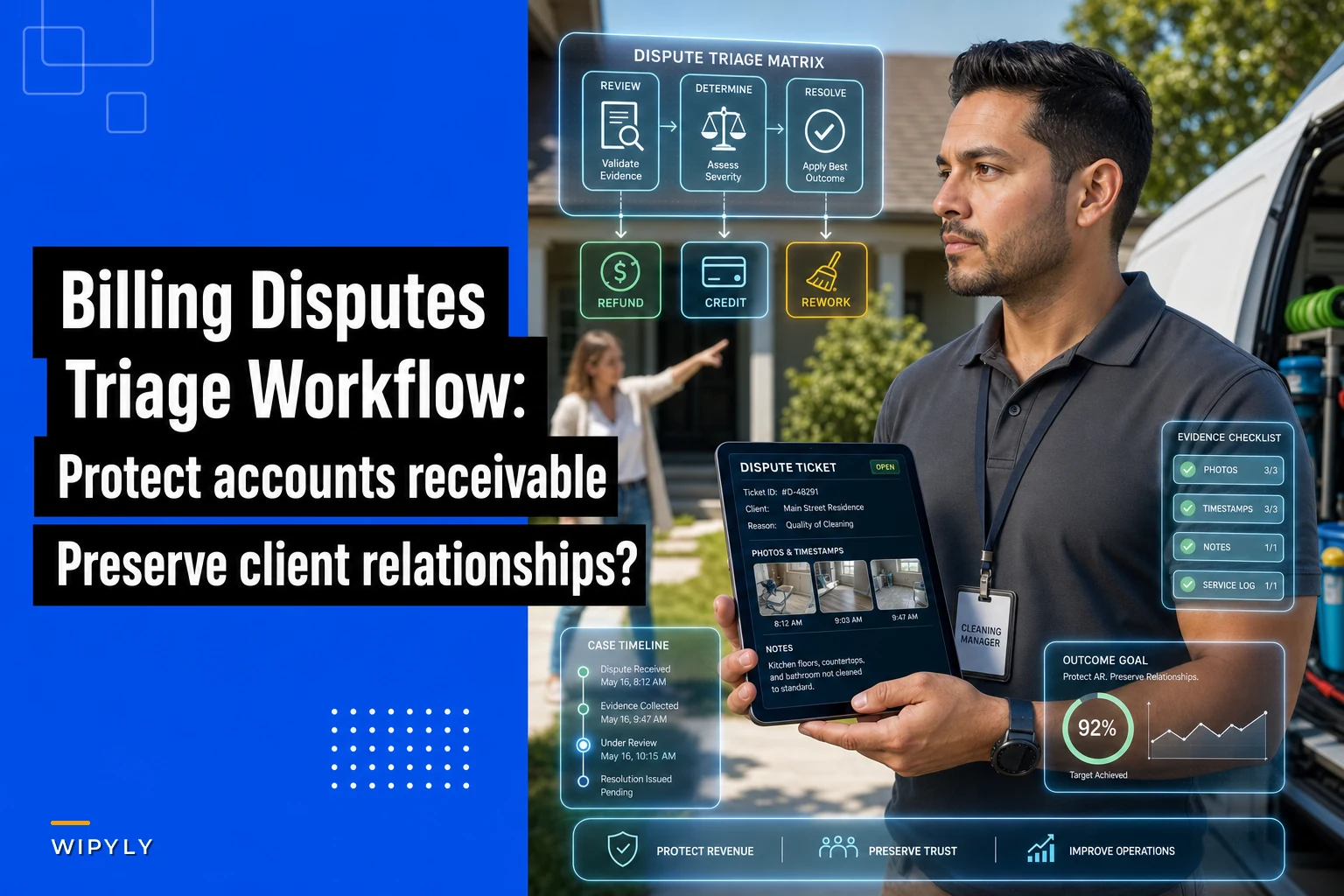 A billing-dispute triage workflow to protect accounts receivable and reputation