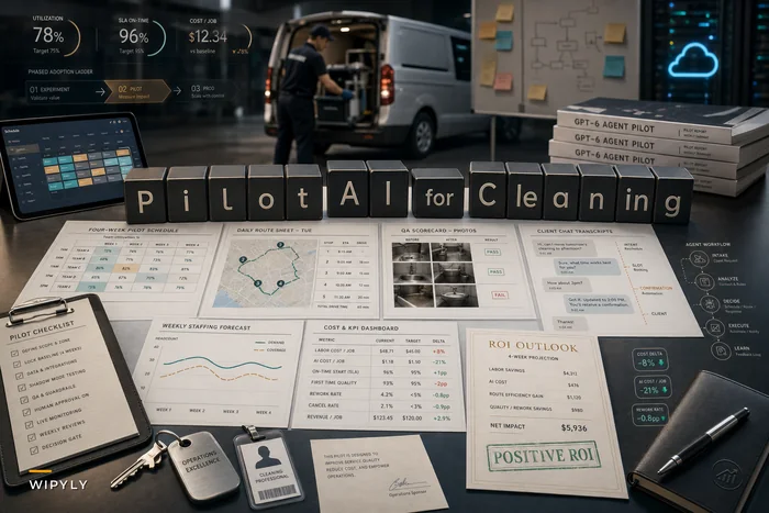 After OpenAI DevDay: A practical playbook to pilot cheaper, powerful AI for cleaning‑business scheduling, QA and staffing