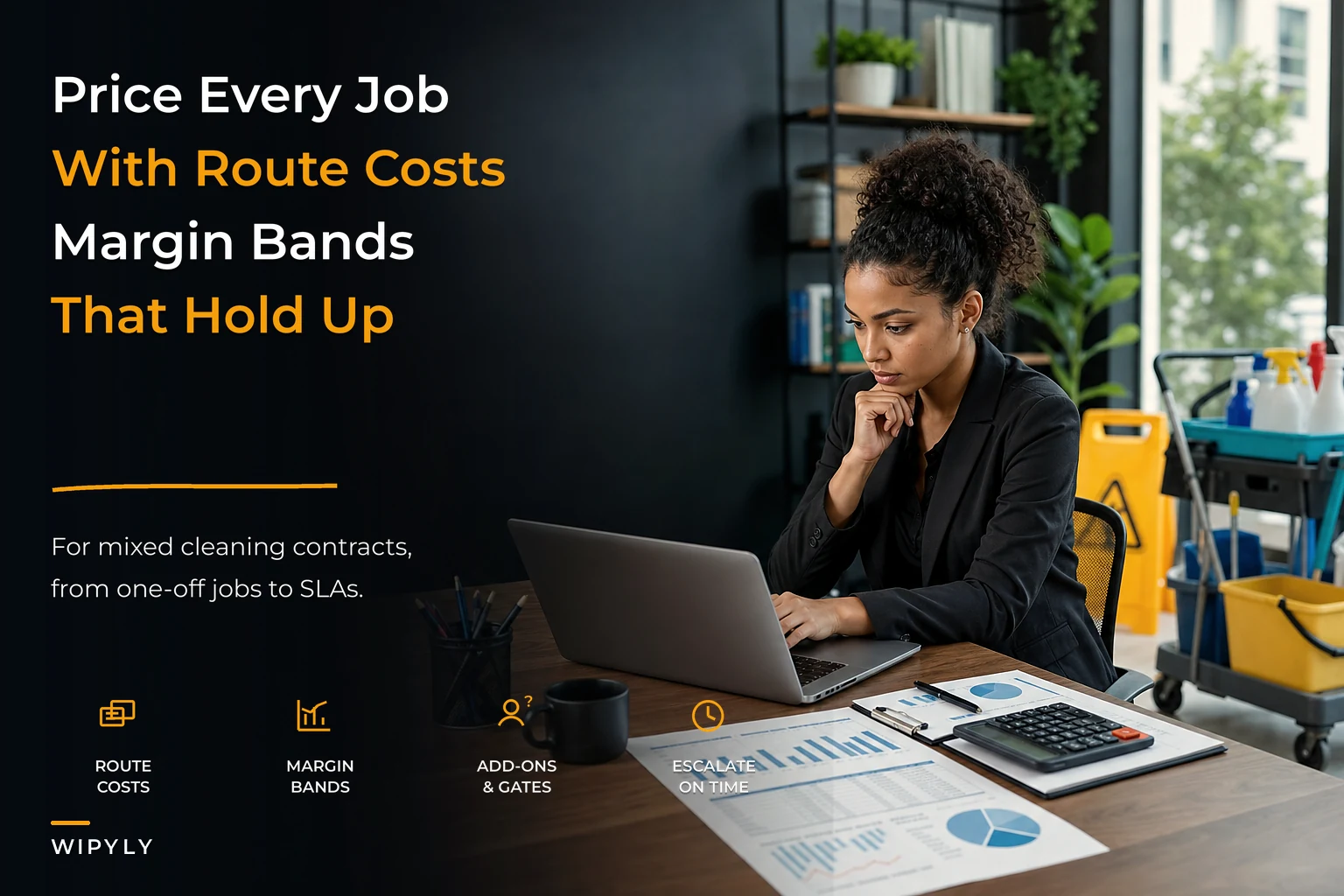 Build a modular pricing engine for mixed cleaning contracts — formulas, margin bands & decision gates