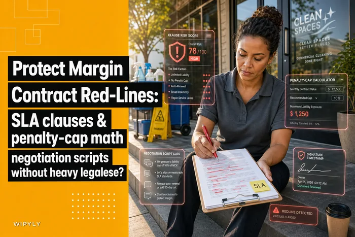 Contract red-lines and SLA language that protect margin: sample defensive clauses and negotiation scripts