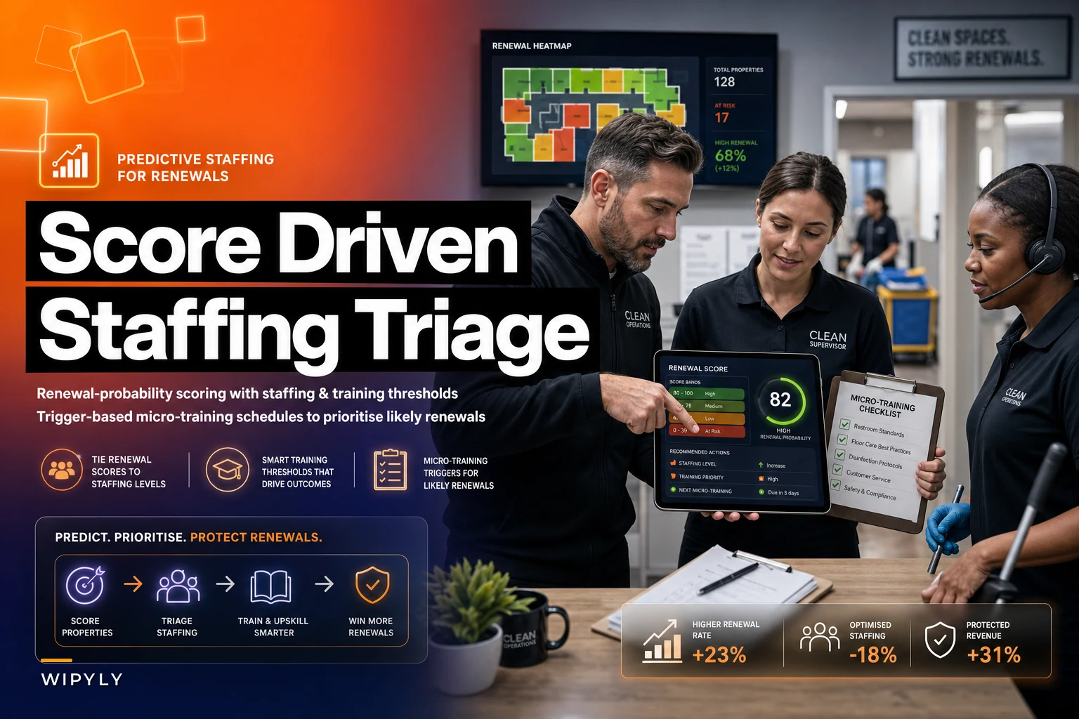 Predictive Staffing for Renewals: Tie Renewal Scores to Staffing, Training and Micro-Training Thresholds