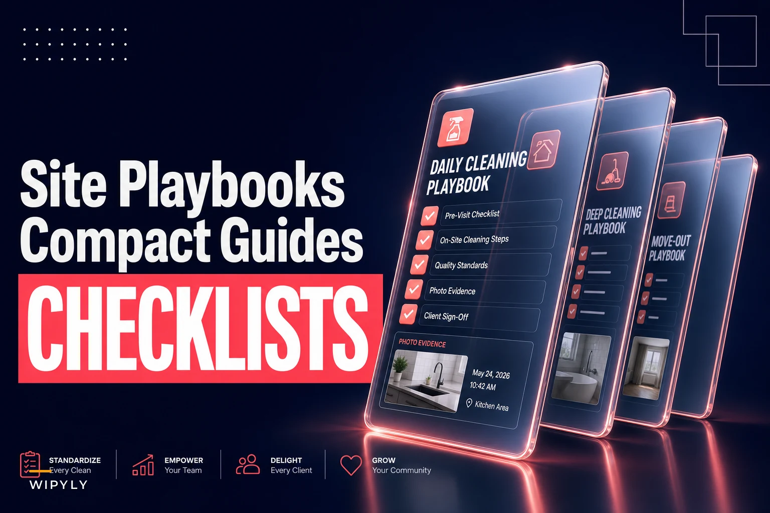 Site playbooks for healthcare, education and retail: compact templates with regulatory must-dos, frequency rules and audit checkpoints