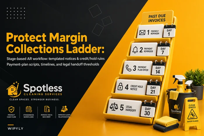 Stop letting late payments eat margin: a stage-based collections ladder for cleaning companies