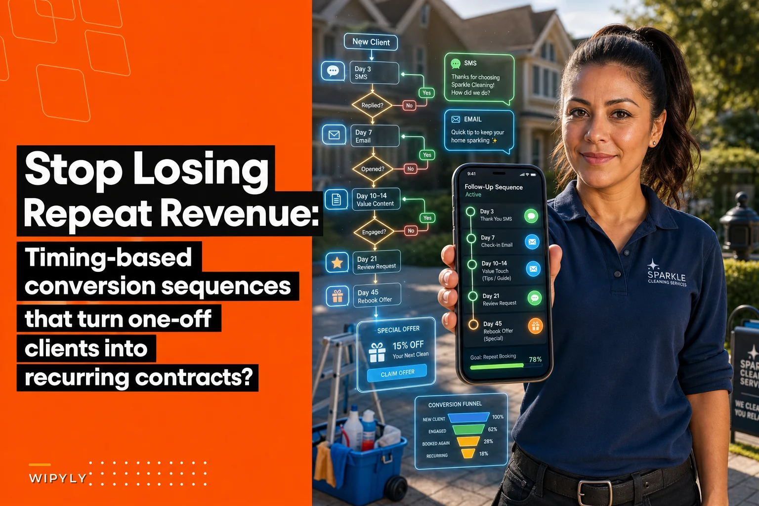 Stop losing repeat revenue: timing-based conversion sequences that turn one-off clients into recurring contracts