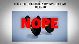 What Christianity Today Gets Completely Wrong About Public Schools