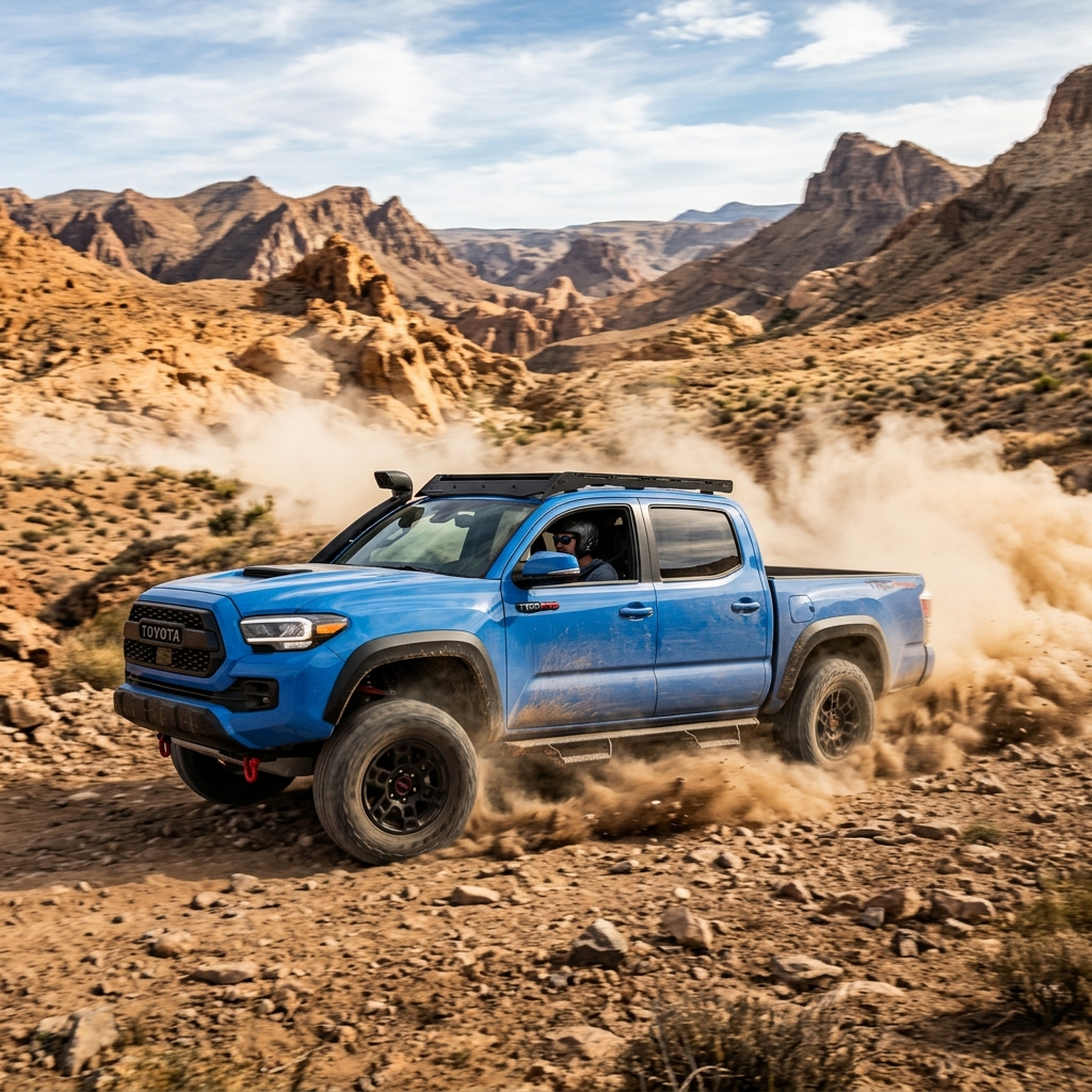 Toyota Tacoma TRD Pro in Wave Maker Blue