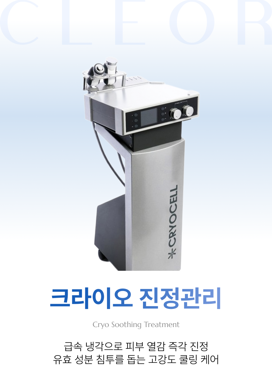 크라이오 진정관리