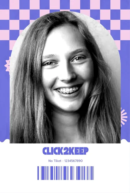 Full-color 4R photo print from a Click2Keep colored booth