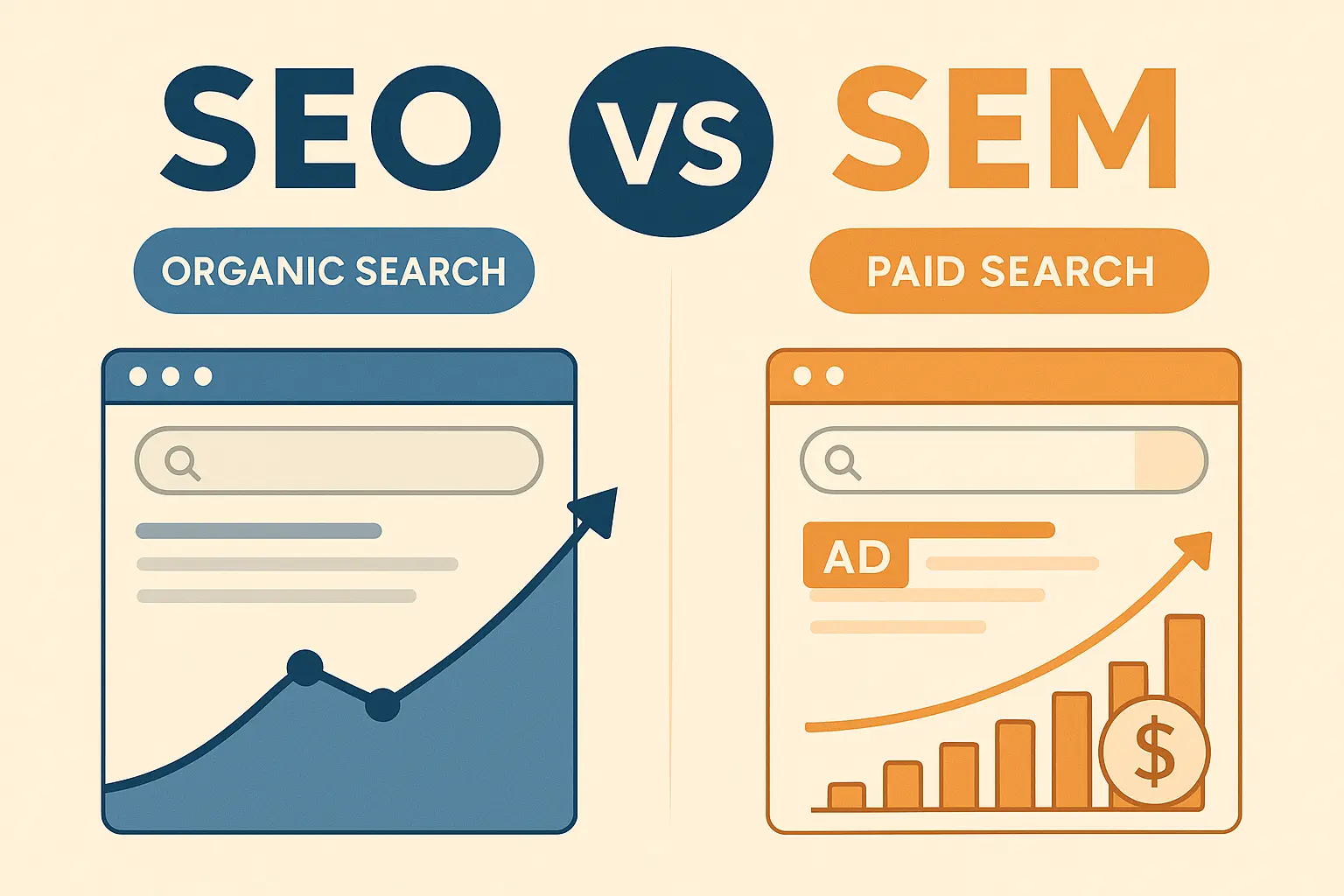 SEO vs SEM: 9 Essential Differences Uncovered SEO vs SEM