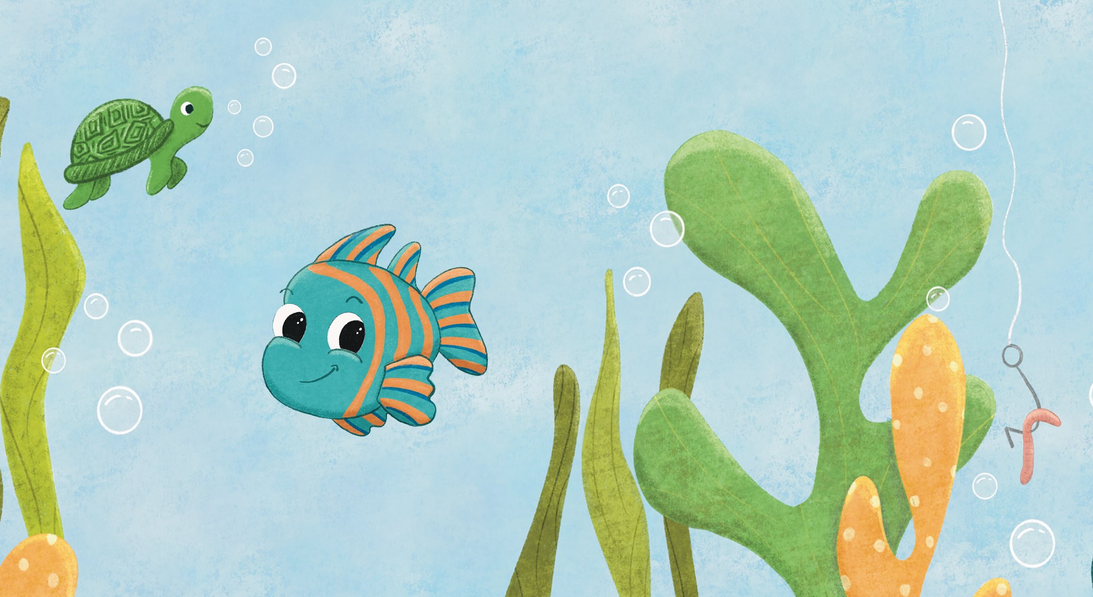 Guppy and the Silvery Hook book trailer cover