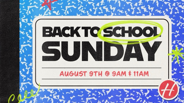 Back to School Sunday