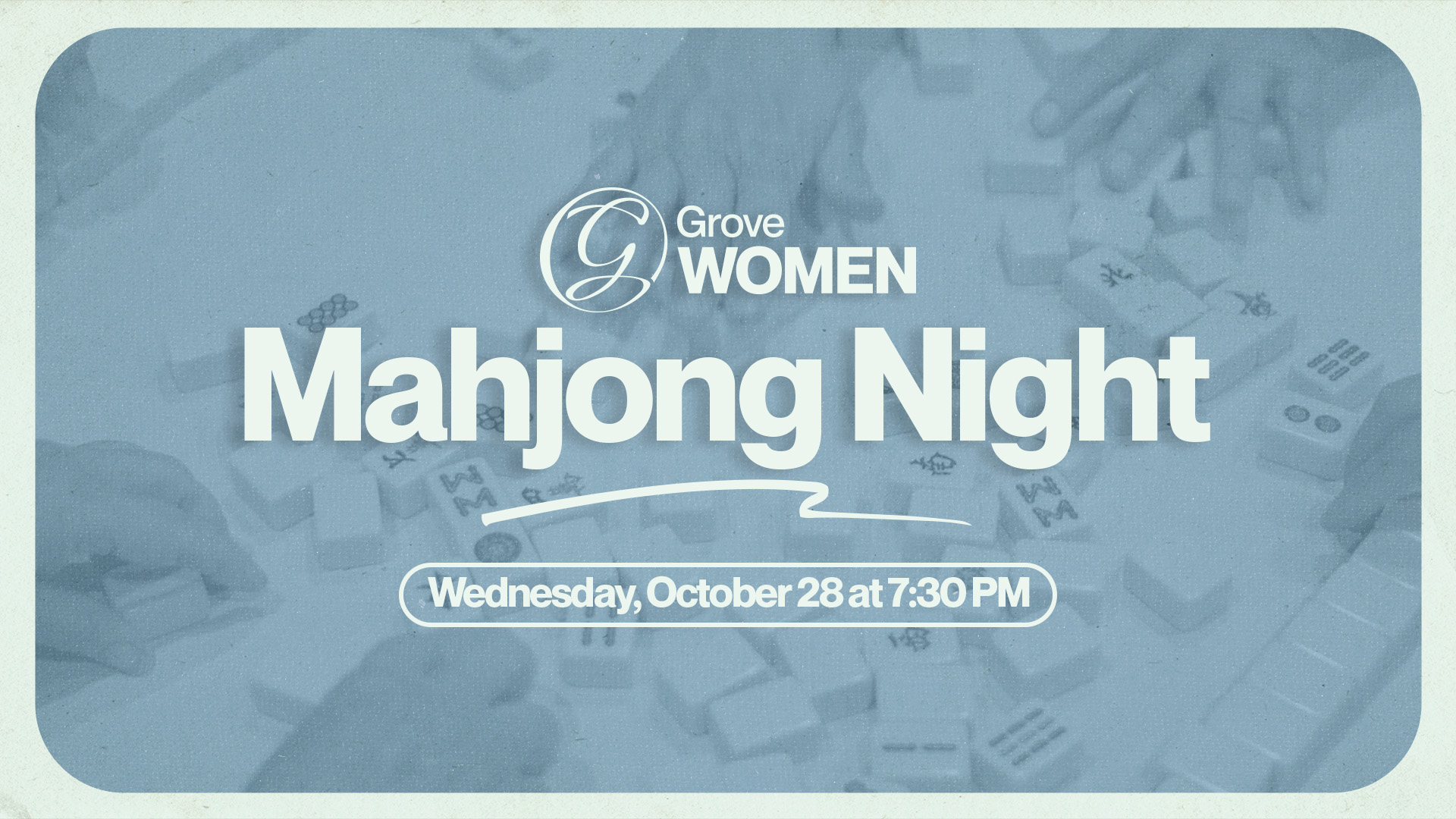 Grove Women Mahjong Night