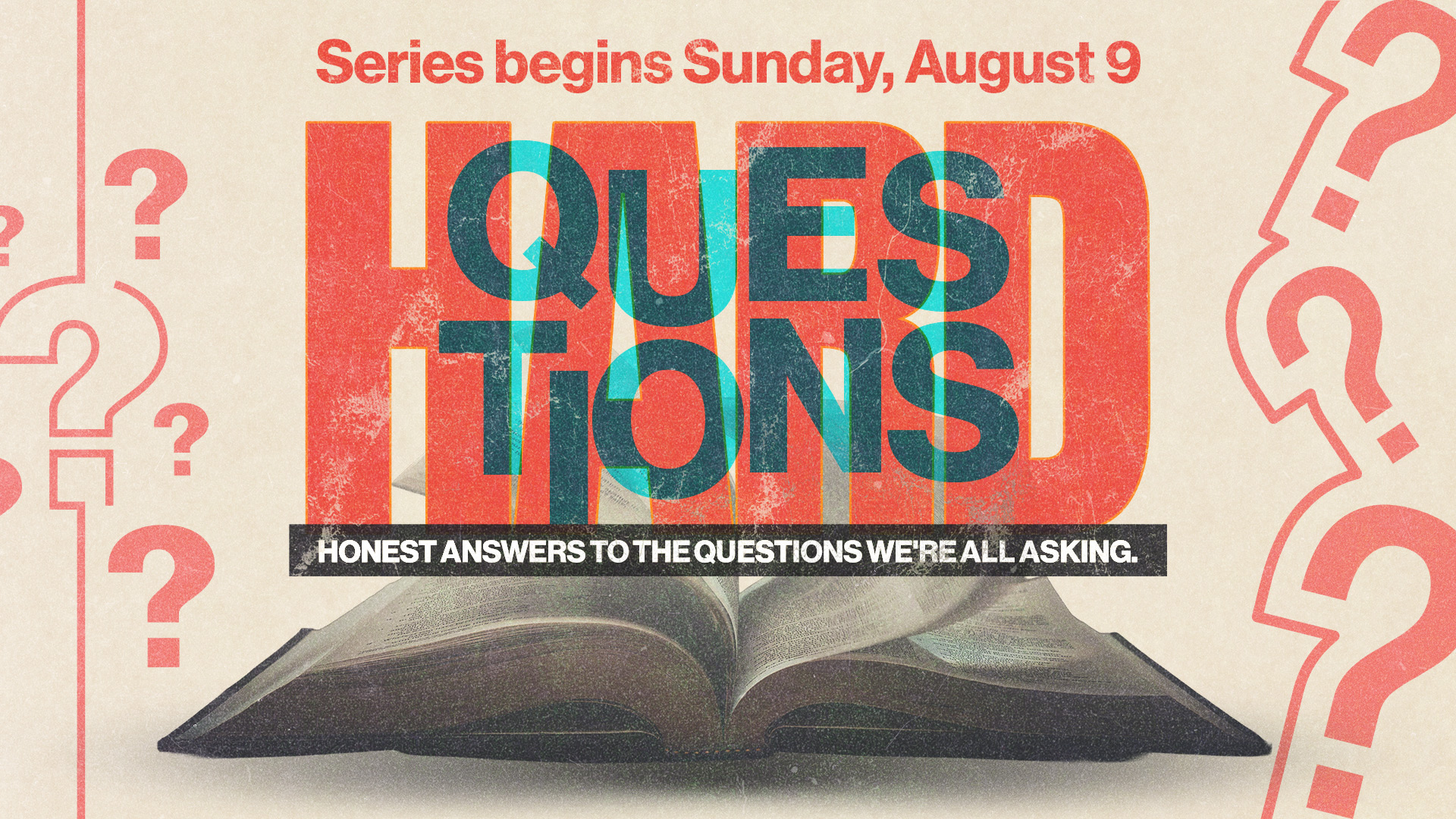 New Sermon Series: Hard Questions