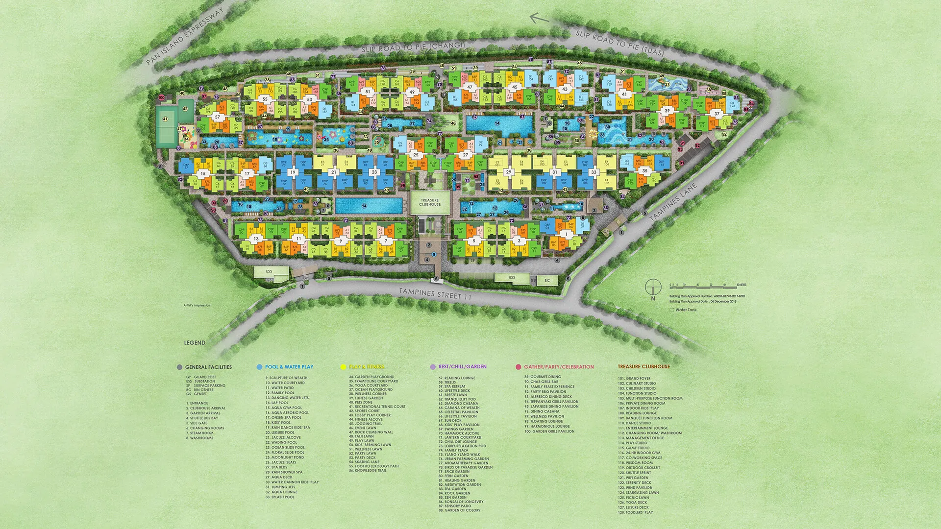 Treasure at Tampines Site Plan