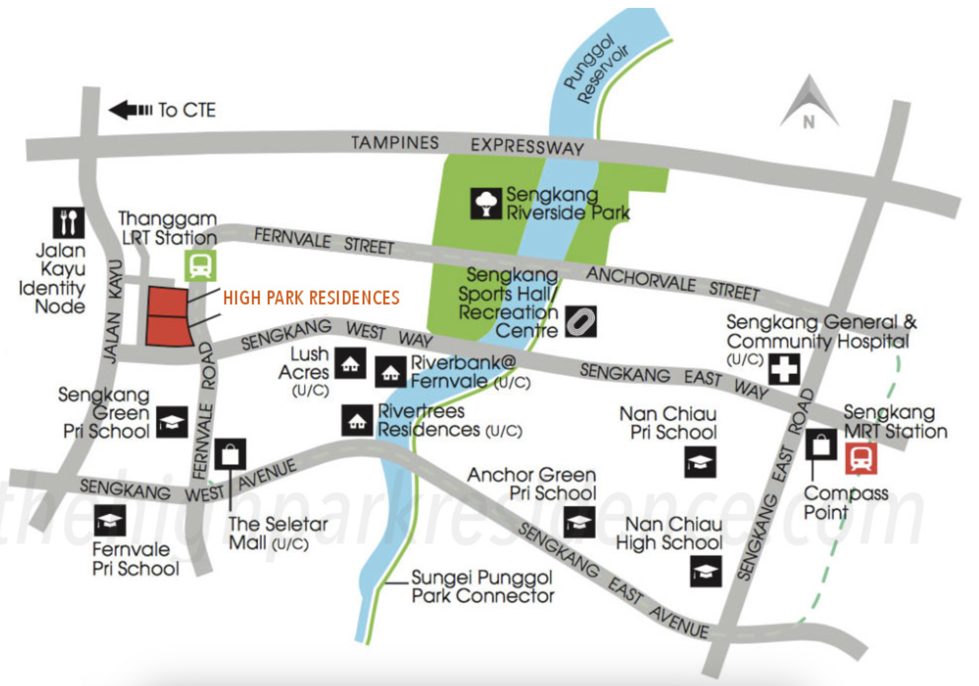 High Park Residence Locality Map