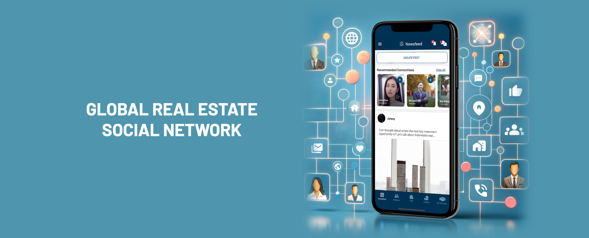 Global Real Estate Social Network