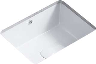 KINGWONG 15.75" x 11.82" White Rectangle Vessel Sink for Bathrooms img