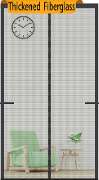 Upgraded Magnetic Screen Door Thicker 250g/㎡ Fiberglass Mesh img