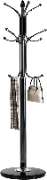 Kertnic Metal Coat Rack Stand with Natural Marble Base, Free Standing Hall Tree img