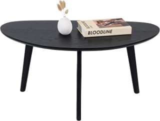 FIRMINANA Small Black Oval Coffee Table img