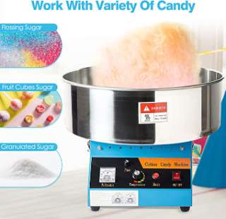 Display4top Cotton Candy Machine Commercial, Electric Cotton Candy Maker img