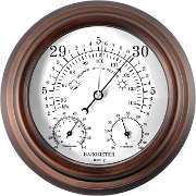 Lirches 8'' Barometer Thermometer Hygrometer img