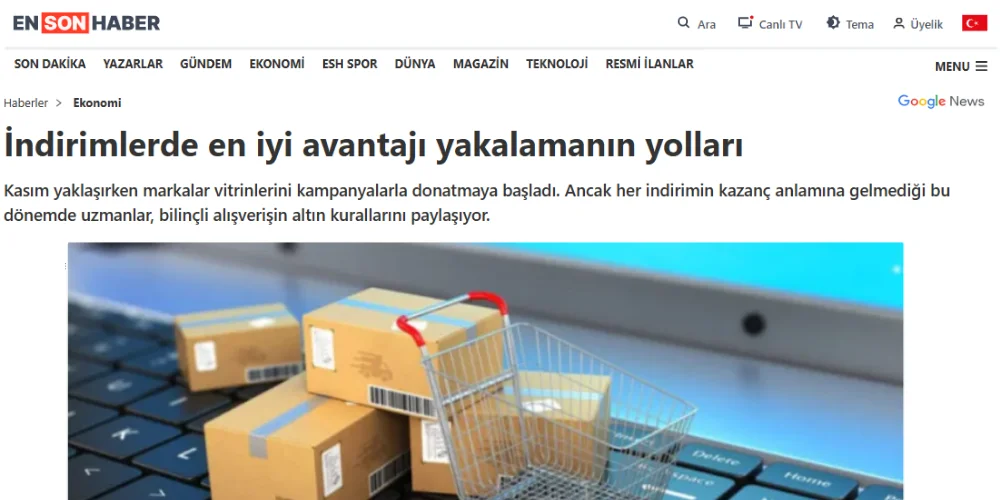 Kasım Ayında Basında Biz