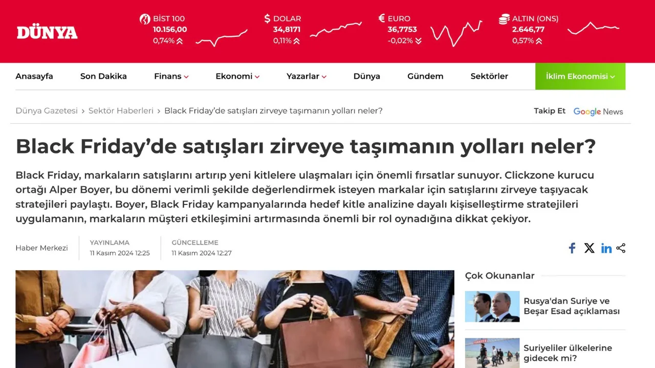 Kasım Ayında clickzone
